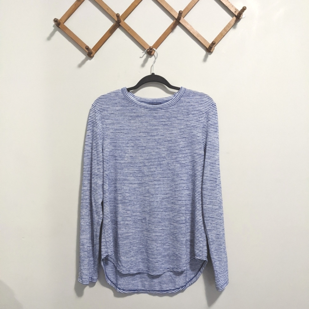Striped long sleeve banana republic tee